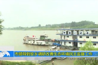 市领导到安乡调研改善生态环境民主监督工作