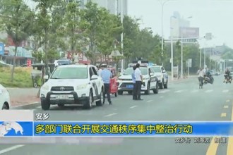 安乡：多部门联合开展交通秩序集中整治行动