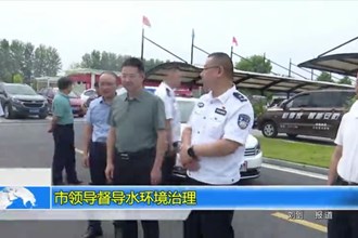 市领导督导水环境治理