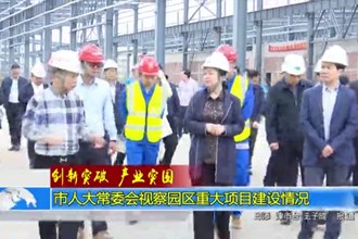 市人大常委会视察园区重大项目建设情况