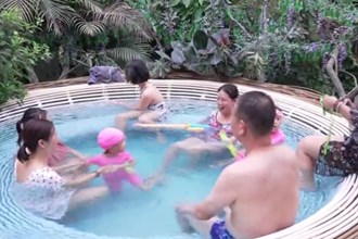 热市云顶温泉：温泉水氤氲 玩转大唐“潮”