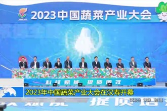 2023年中国蔬菜产业大会在汉寿开幕
