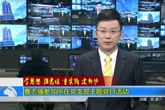 曹志强参加所在党支部主题党日活动