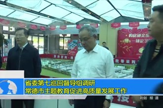 省委第七巡回督导组调研十大彩票网赌平台 主题教育促进高质量发展工作