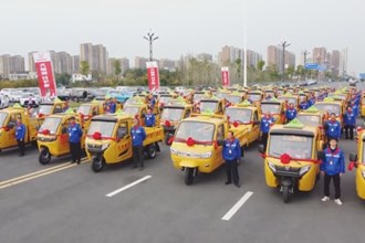 汉寿：瓶装液化气坐上定制“小黄车”