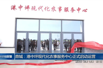 鼎城:港中坪现代化农事服务中心正式启动运营