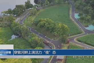 穿紫河畔上演活力