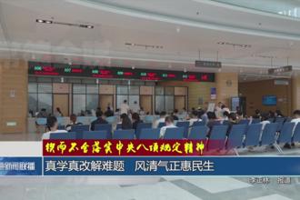 真学真改解难题 风清气正惠民生