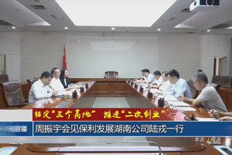 周振宇会见保利发展湖南公司陆戎一行