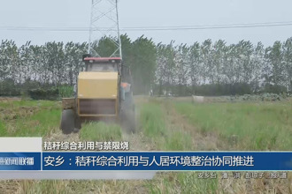 安乡：秸秆综合利用与人居环境整治协同推进