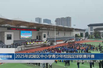 2025年武陵区中小学青少年校园足球联赛开赛