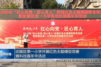 武陵区第一小学开展红色主题模型竞赛暨科技嘉年华活动
