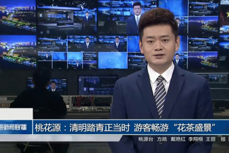 桃花源：清明踏青正当时 游客畅游